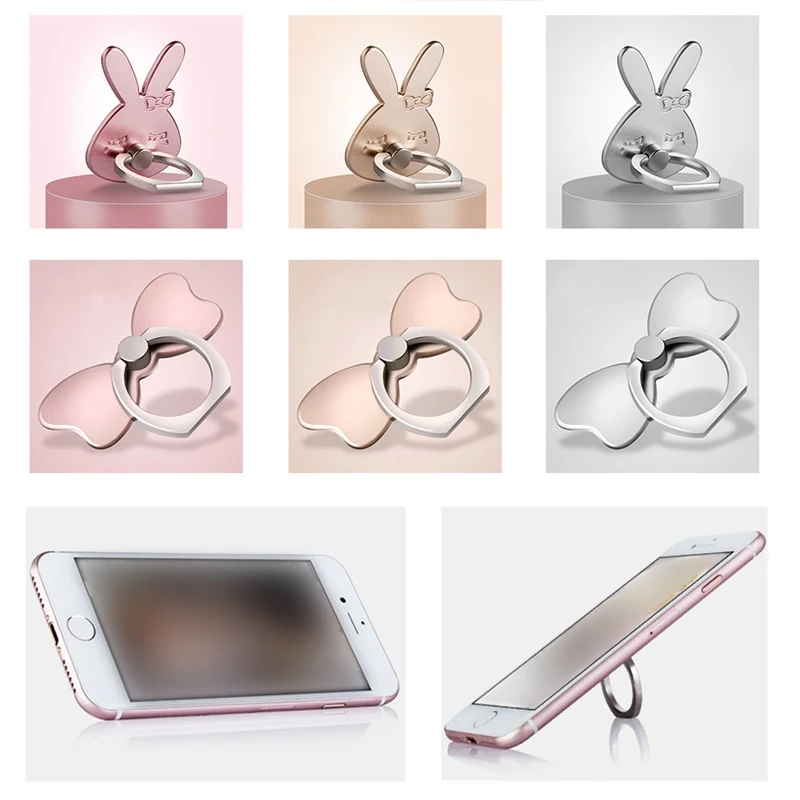 Metal Mobile Phone Holder Stand Finger Ring Support Ring For Xiaomi 8 For Iphone Samsung Huawei