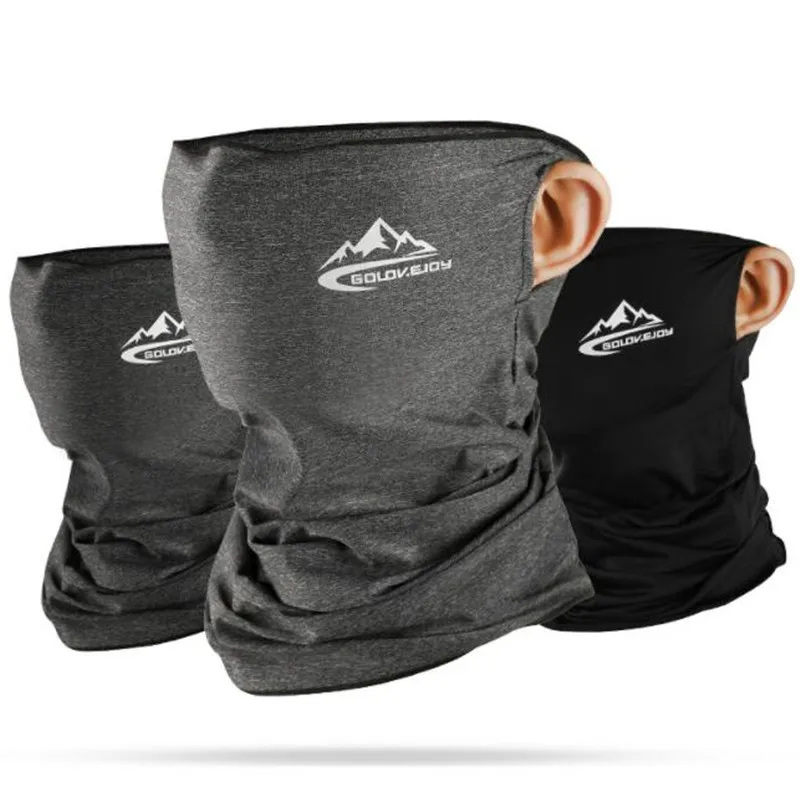 

New Motorcycle Face Mask Summer Ice Fabric Cycling Scarf Breathable Uv Protection MTB Running Cycling Mask Bicycle Bandana Men