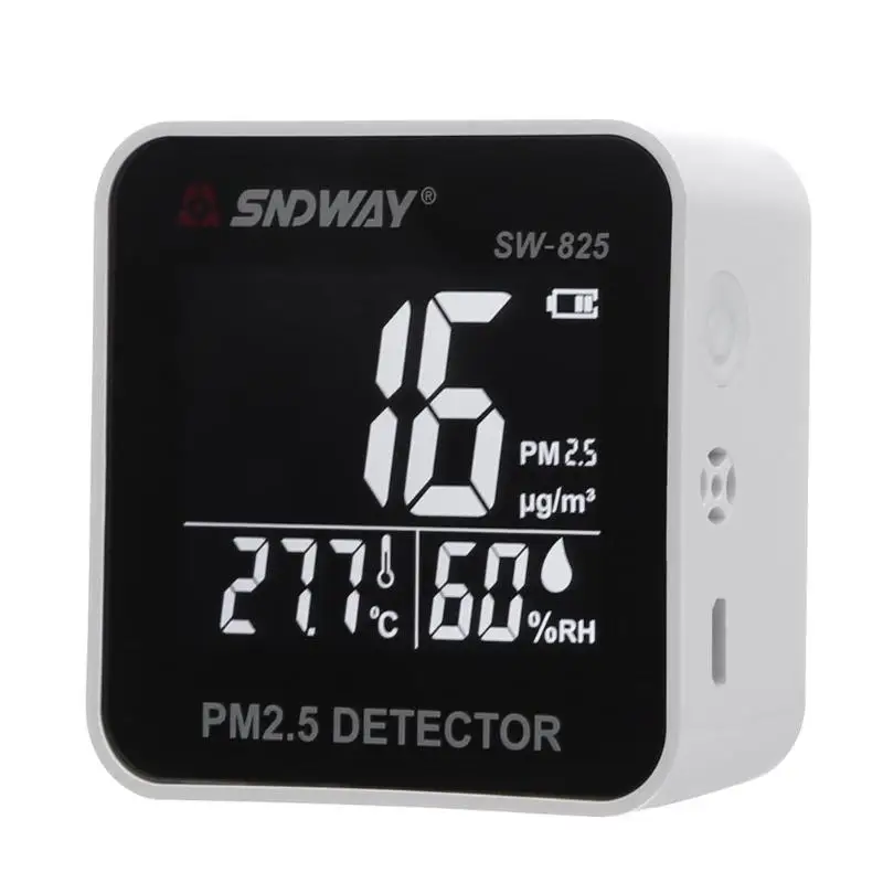 

Digital Air Quality Monitor PM2.5 Detector Laser Particle Sensor Temperature Humidity Monitor Analyzer Meter