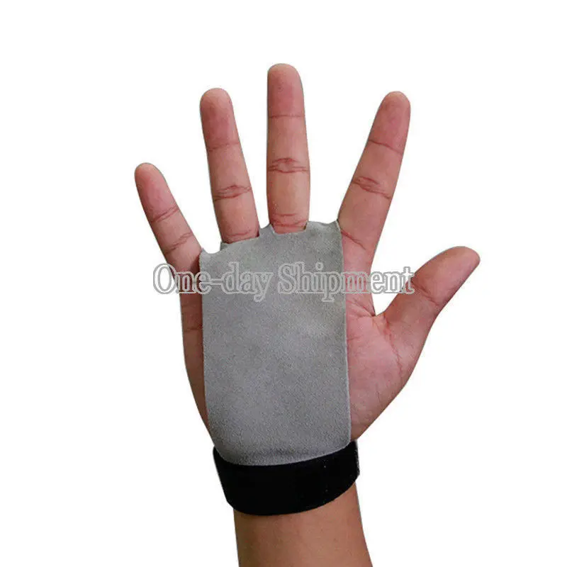 Gym-Hand-Grips-Leather-Palm-Protector-Guards-Crossfit-Weight-lifting-Training-A Gym-Hand-Grips-Leather-Palm-Protector-Guards-C | Спорт и