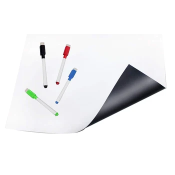 

Hot Selling Magnetic Soft Whiteboard Set Fridge Magnets Message Board with Magntic Pen