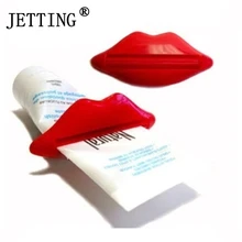 Сексуальные Губы Поцелуй Ванная комната легко использовать диспенсер трубки выдавливатель зубной пасты сантехнические аксессуары 2 шт