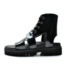 Новое поступление; сандалии с высоким берцем для отдыха; римские гладиаторы; мужская пляжная обувь