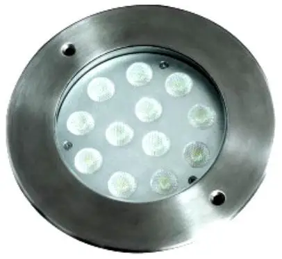 

36w solid color LED Underground light ,with optical lens IP 67,304 Stainless steel cover ,PVC embeded parts.