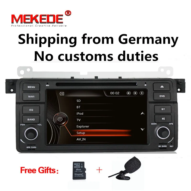 

In stock Original UI Car dvd player GPS navigation for BMW E46 M3 MG ZT Rover 75 with BT canbus radio RDS GPS multimedia E46 M3