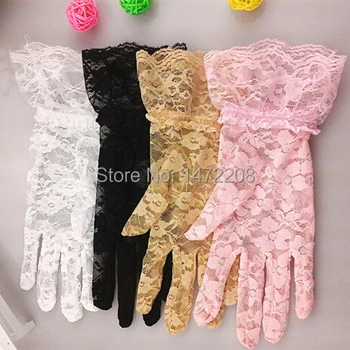 

Newest Women's Summer Sun Protection Lace Gloves Lady's Sexy Mittens Gloves Wholesales Price