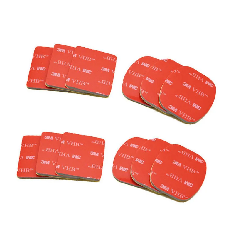 

3M Sticker VHB Adhesive Flat Curved Mount Helmet Surfboard Surfaced Helmets For GoPro 5 6 7 SJCAM Xiaomi YI 4K Lite Accessories