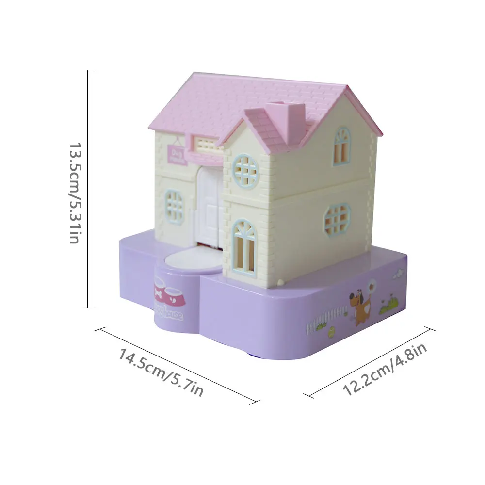 Милый щенок кража денег монета копилка едят деньги электрическая музыка копилка собака вилла дом экономия денег коробка подарок для детей