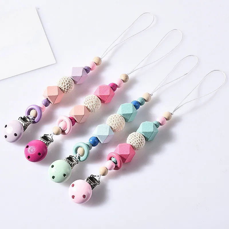 

DIY Colorfull Silicone Baby Pacifier Clips Funny Pacifier Chain For Infant Feeding Toddle Teething Chew Toy Dummy Clips BPA Free