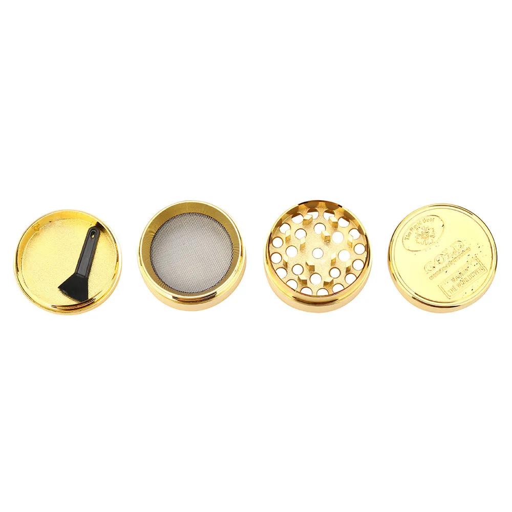 Details about / 1.75/" Large Grinder Herb Spice Tobacco 3 Piece Crusher Metal Smoke Heart Herbal