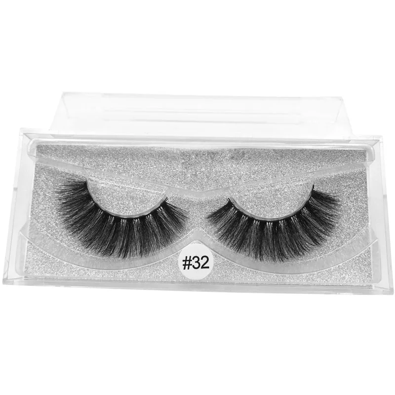 20 Pairs Mink Eyelashes Wholesale False Eyelashes Mink Lashes Wholesale False Lashes Makeup Eyelash Extensions maquiagem - Цвет: W32S20