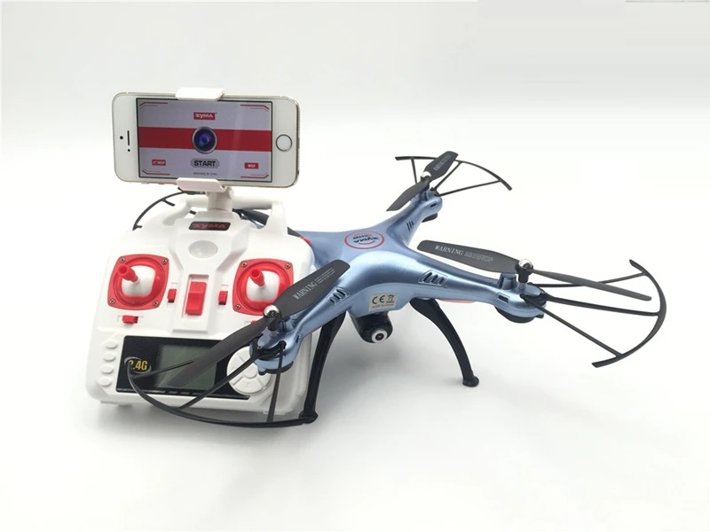 Original Quadrocopter SYMA X5HW Wifi FPV Drone With 0.3MP HD Camera 360 Eversion Real-Time Remote Control RC Helicopter Kid Gift (3)