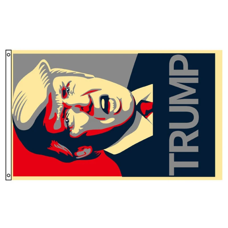 Американский президент Дональд флаг "Трамп" предвыборные флажки Дональд Трамп садовые баннеры яркие цвета для болельщиков Трамп - Цвет: G