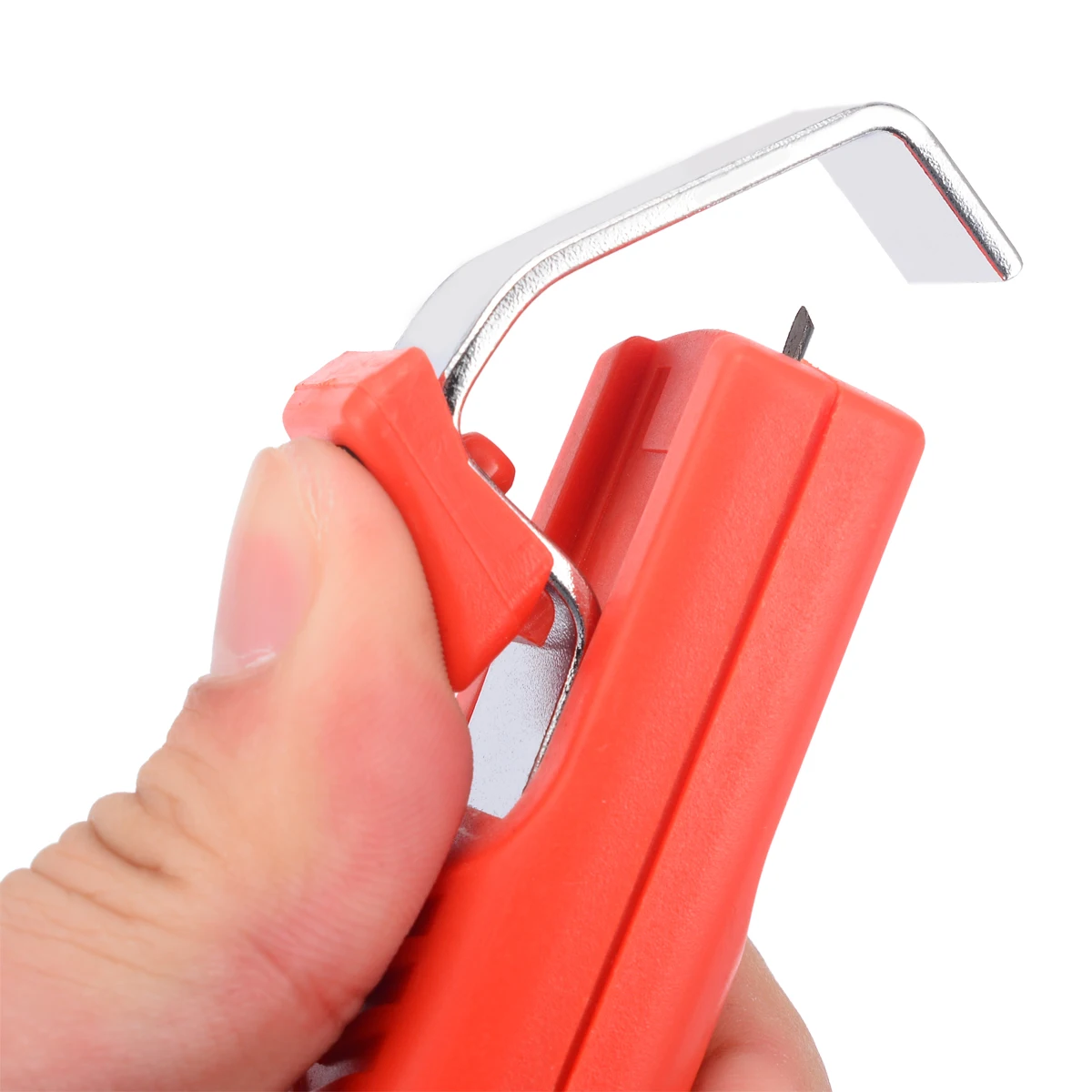 1pc Red LY25-2 PVC Cable Stripper 8-28mm Wire Cutter Plier Stripping Crimping Tool For Electricians