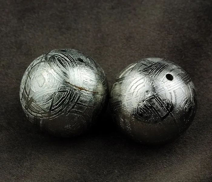 Настоящий натуральный гибеон Железный метеорит DIY Свободные один круглый бисер с серебряным покрытием бусины для женщин и мужчин мощность 6-14 мм AAAAA