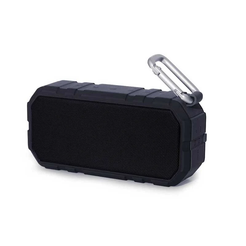 

Portable IPX6 Waterproof BT Sport Speaker Outdoor Drop-resistance Bluetooth Speaker with Hook Black