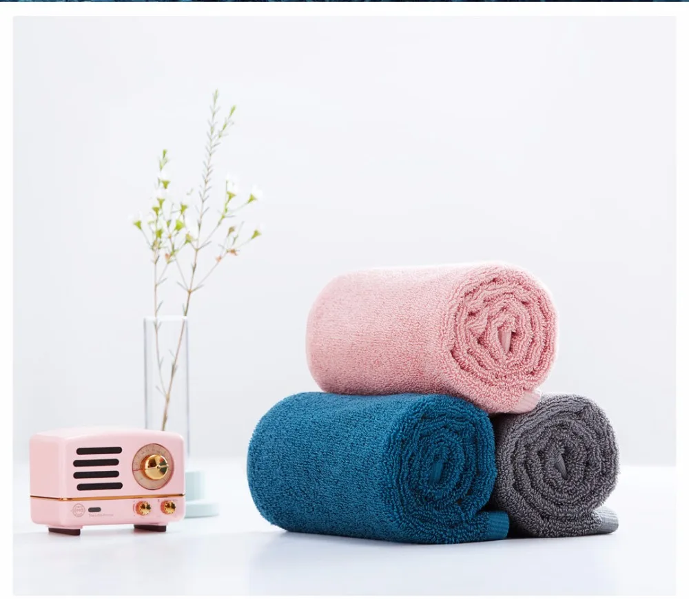 Xiaomi ZJ 100% Cotton Towel soft absorbent adult towel Travel Gym Sport Camping Swimming Pool quick drying towel 32x70cm 5 Color (23)