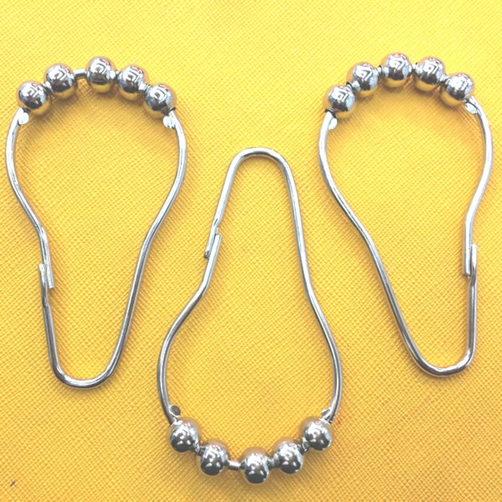 12 шт. кольцо для душевой занавески, нержавеющие крючки для душевой занавески, металлические кольца для ванной комнаты, душевые стержни, занавески s