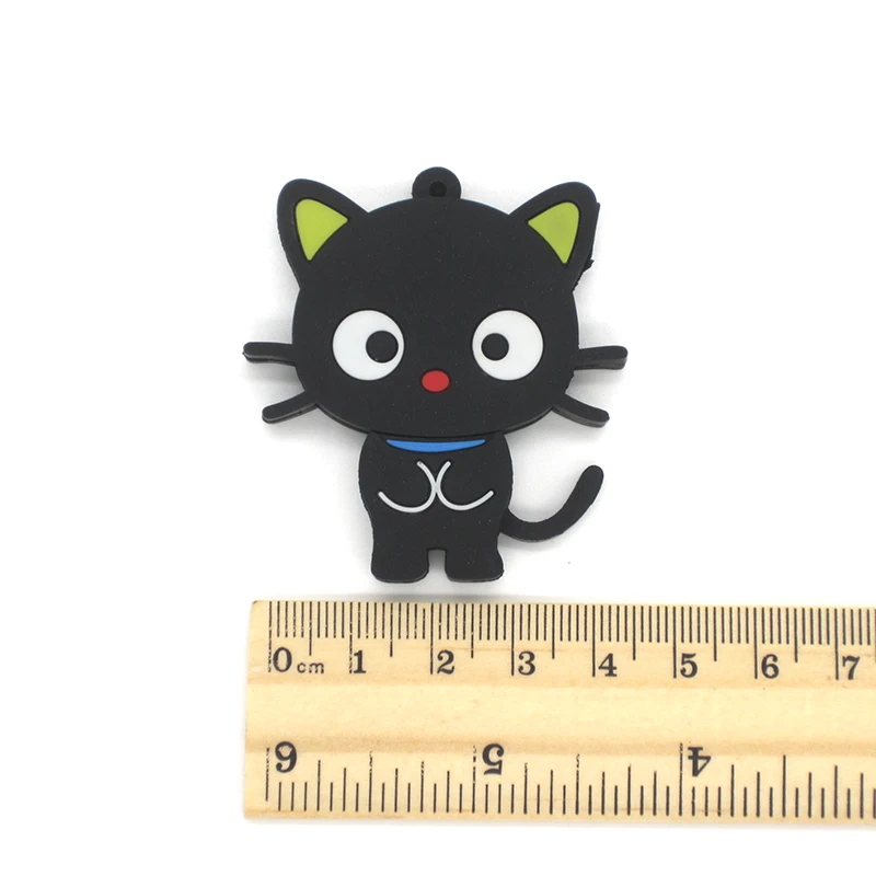 Cartoon cute black cat usb flash drive pen drive real capacity 64GB pendrive 32GB 16GB 8GB 4GB memory stick U Disk Hot girl gift