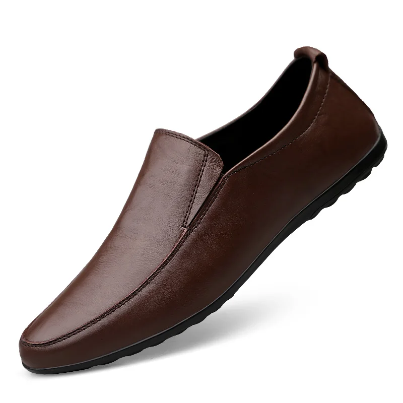 zapatillas de vestir marrones