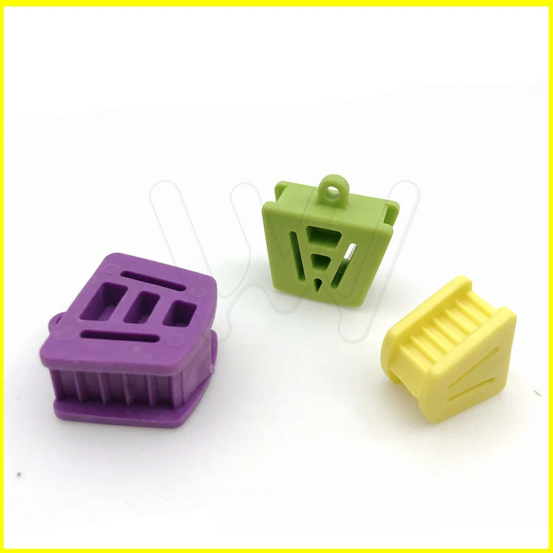 10Pcs Dental Bite Block Retractor Opener Silicone Mouth Props Cushion AdultChild (2)