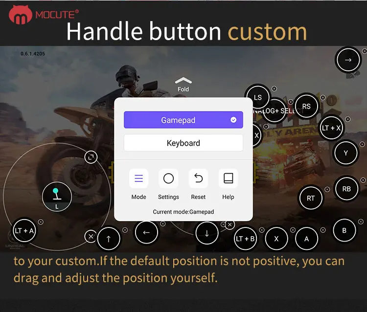 MOCUTE 058 Bluetooth геймпад PUGB управление Лер универсальная игра управление Лер PUGB мобильный джойстик Управление для Android iOS смартфон
