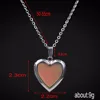 Mood Necklaces Peach Heart Love Pendant Necklace Temperature Control Color Change Necklace Stainless Steel Chain Jewellery Women ► Photo 2/6