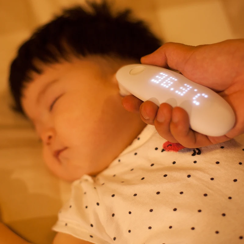 

LED Non Contact Digital Infrared Ear Thermometer Bluetooth Home Medical Baby Body Fever Temperature Measurement High Accurate