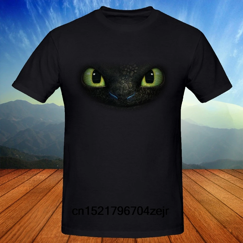

Men t shirt How To Train Your Dragon Toothless New Fashion Comfortable Fitness Tees Loose Fit Black Tops S-4XL women