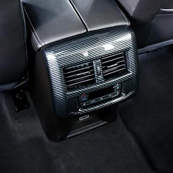 

Car Accessories For Volkswagen Atlas Teramont 2017 2018 Inner Armrest Locker Frame Carbon Fiber Back Air Vent Outlet Cover Trim