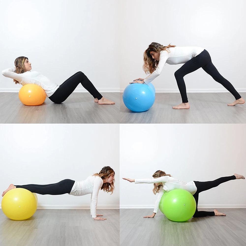 90x45 см антиразрывная форма арахиса Fitball мяч для занятий йогой фитнесом