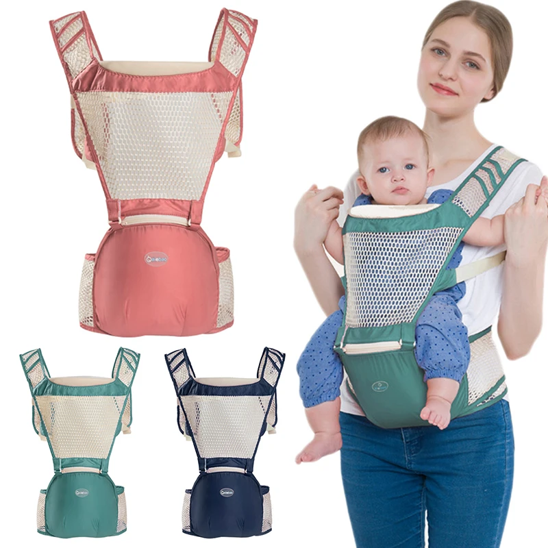 New 1 Pcs Ergonomic Baby Carrier Breathable Backpack Hip Seat Baby