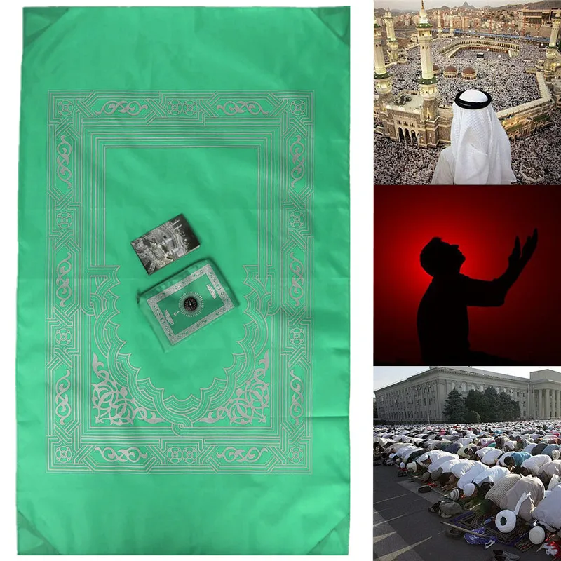 5 цветов 100x60 см красный переносной Молитвенный Ковер на коленях поли коврик для мусульманского ислам водонепроницаемый молитвенный коврик