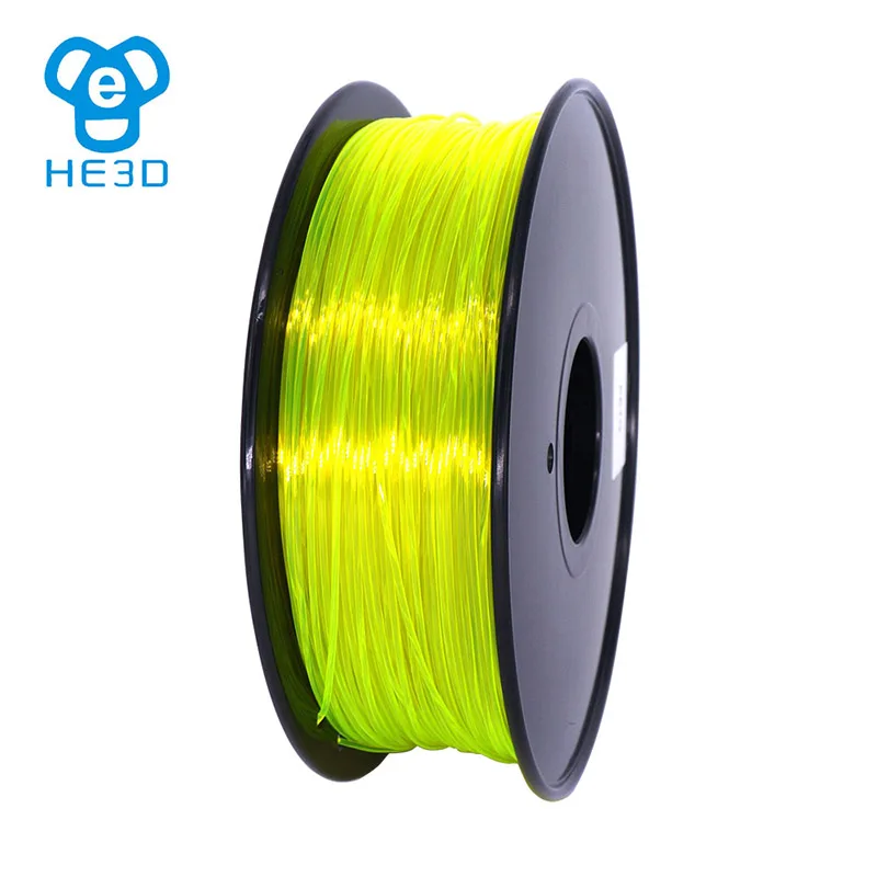 HE3D PETG несколько цветов 3d принтер нити 1,75 мм/3 мм 1 кг пластиковые резиновые расходные материалы
