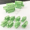 10sets/lot Pitch 3.81mm/5.08mm Through wall Welding-free Plug-in Terminal Block 2EDGWC / 15EDGWC ► Photo 3/6