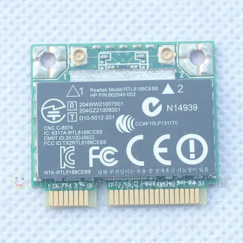 602640-001/602993-001 Realtek RTL8188CEB8 беспроводная wifi WLAN карта BlueTooth BT 2,4G Mini PCI E 802.11n для hp 4530S 4530S CQ57