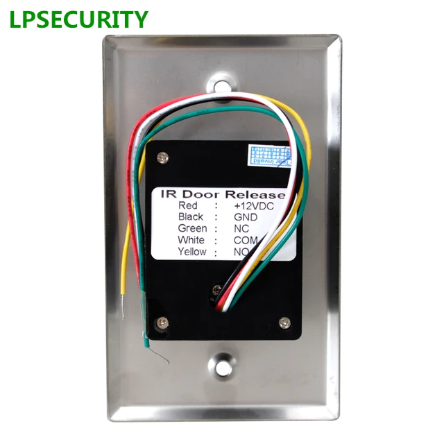 NO/NC no touch Door lock and gate access control switch/ir sensor exit release push button 2