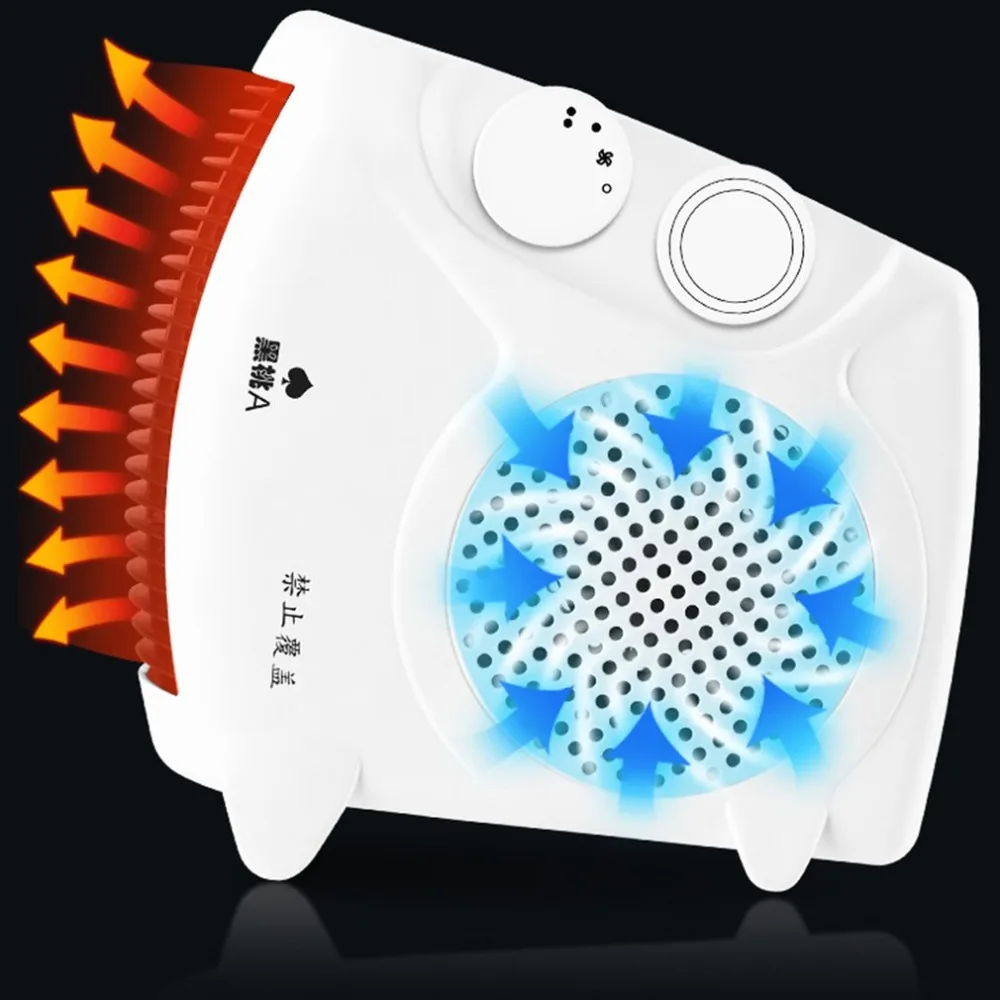 

Mini Personal Space Mini Stereo Heater 220V Electric Warm Mini Desktop Fan Heater Winter Home Appliance