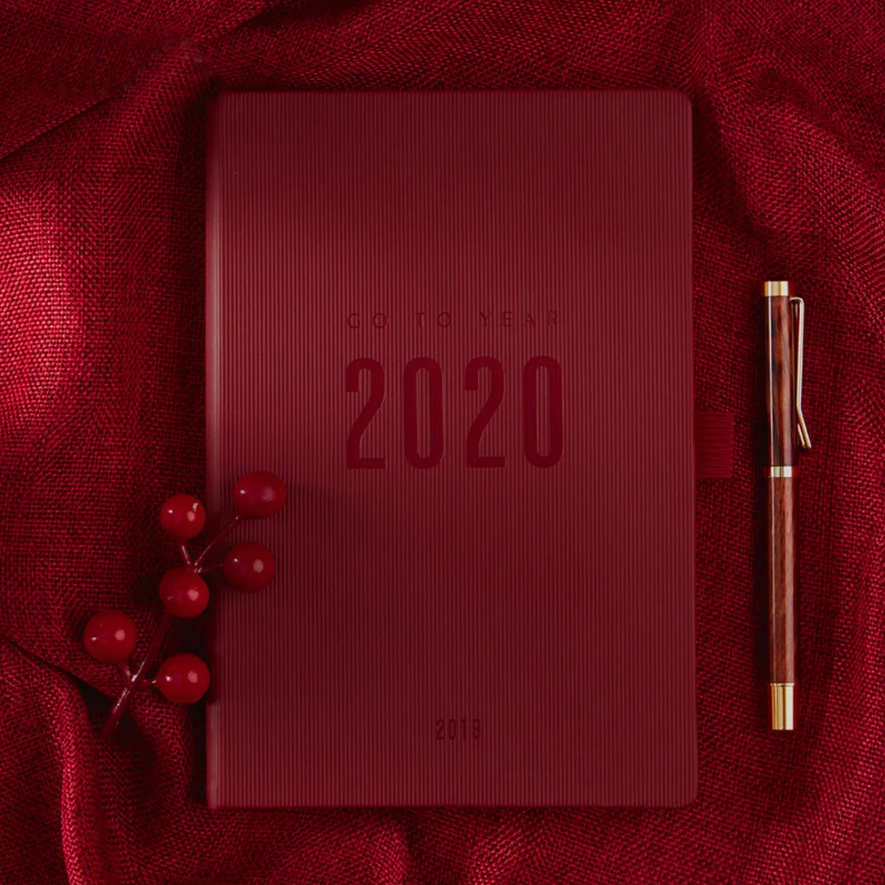 Из искусственной кожи 2019 июля-2020 декабря еженедельник календарь назначение