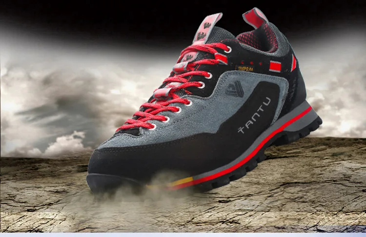 Waterproof Hiking Shoes Mountain Climbing Shoes Outdoor Hiking Boots Trekking Sport Sneakers Men Hunting Trekking