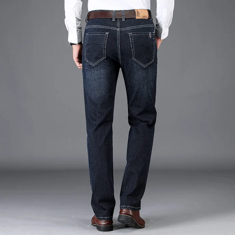 Jeans Men Male Jean Homme Mens Men'S Classic Fashions Pants Denim Biker Luxe Pant Slim Fit Baggy Straight Trousers Designer