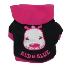 Трансер собачья одежда собаки рубашка маленькая собака одежда собака лицо ФЛИСОВАЯ ФУТБОЛКА для щенка с рисунком модная 4,6