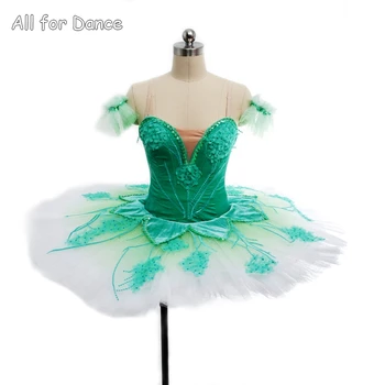 

Amazing Customer Size Made Mint Green Color Professional Dance Pancake Tutu For Girl/Women Ballet Competition/Grading Dance