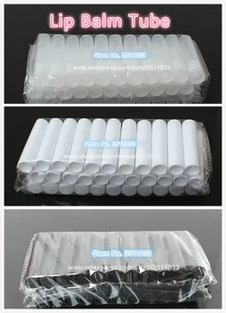 

Plastic Black Empty Beauty Lip Balm Tube, Slim Directly Filling Cosmetic Makeup Lipstick Packing Bottle Transparent White Tube