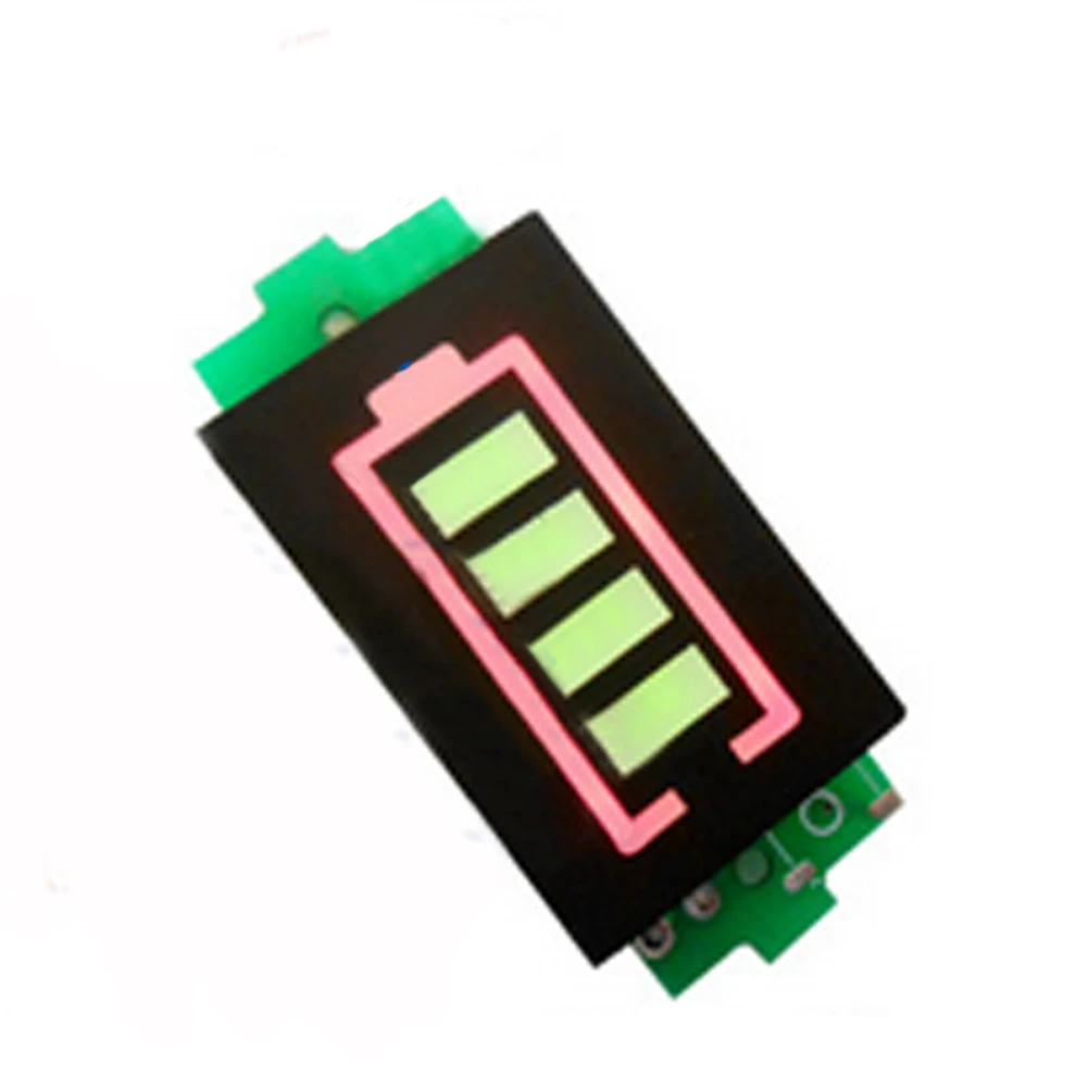 

3.7-16.8V Lithium Battery Capacity Indicator Charge Tester 4 Segment LED Display