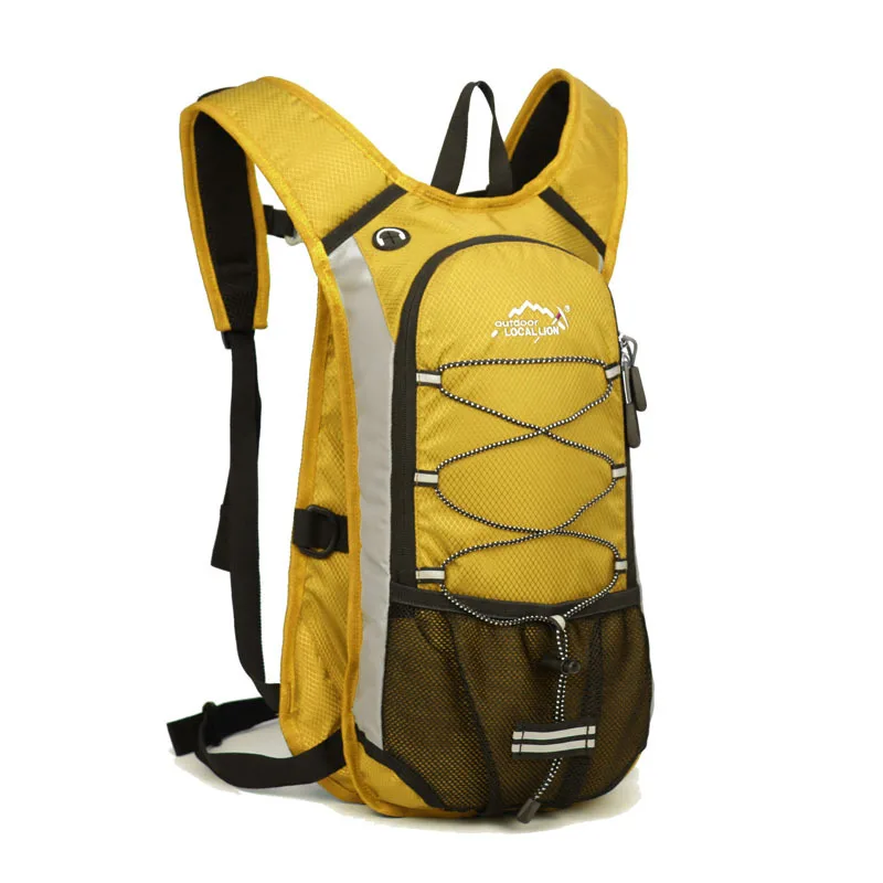 B124 Открытый со светоотражающими полосками рюкзак путешествия водонепроницаемый рюкзаки движение езда рюкзак восхождение на ноги кемпинг мешок