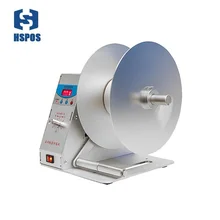 Automatic rewinding machine barcode sticker label clothing tag washing label rewinder