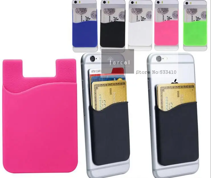 200pcslot 3m silicone wallet for mobile phonecustomized your logo sticker card case back smart wallet for cell phone in half wrapped case from cellphones - Phone Card Holder Custom 200pcslot 3m silicone wallet for mobile phonecustomized your logo sticker card case back smart wallet for cell phone in half wrapped case from cellphones - Phone Card Holder Custom