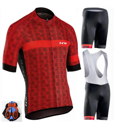

2019 NW Uniforme Ciclismo Pro Summer Cycling Jersey Set Men MTB Bicycle Cycling Clothing Suit Breathable ropa ciclismo hombre
