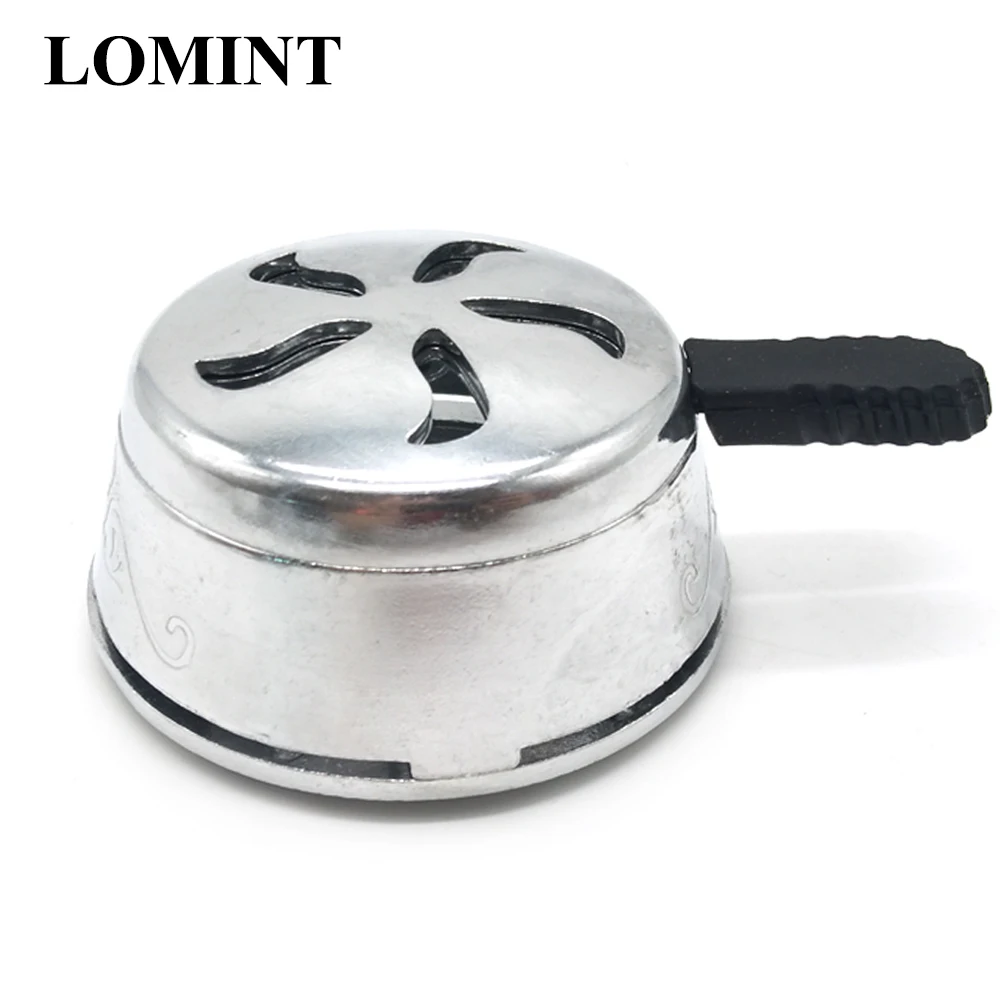 

LOMINT China Metal Hookah Charcoal Holder Charcoal Box Heat Management System For Kaloud Bowl shisha Accessories Chicha Narguile